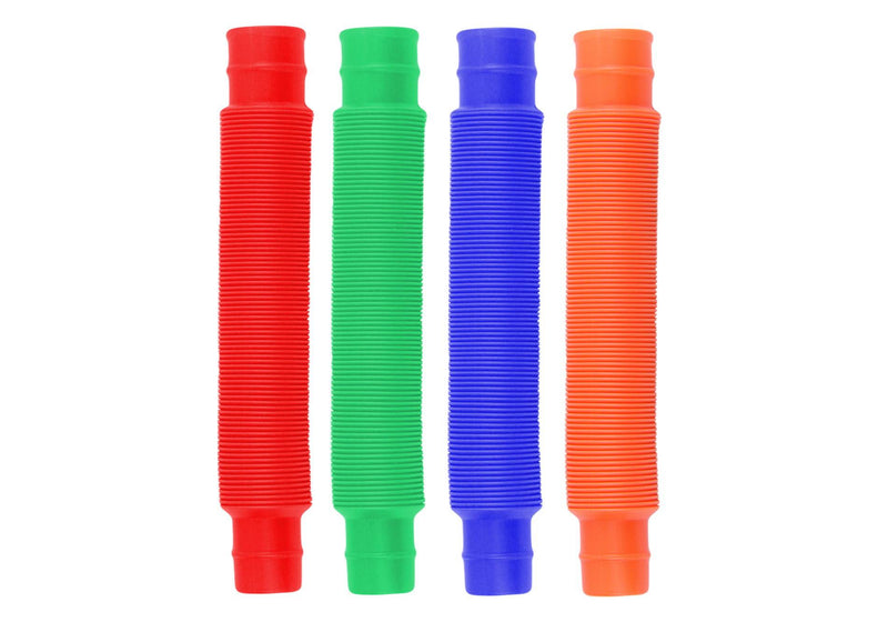 Pop Tube Large Set Orange / Blue / Red / Green