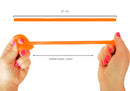 Juguete Sensorial Noodlies Stretchy String Liso Set Colores Neon Fucsia / Amarillo / Naranja / Azul / Morado